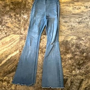 Belk bellbottoms size 1 high rise